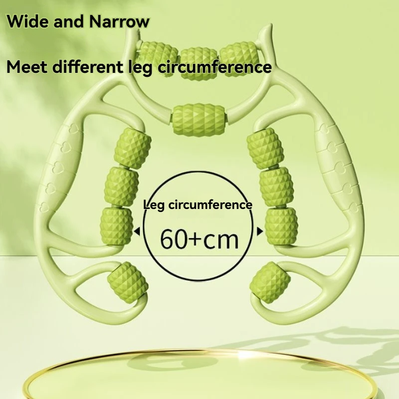 원형 다리 마사지기 12륜 원형 슬리밍 롤러 근육 스트레칭 및 휴식 마사지 장비 슬리밍 및 쉐이핑