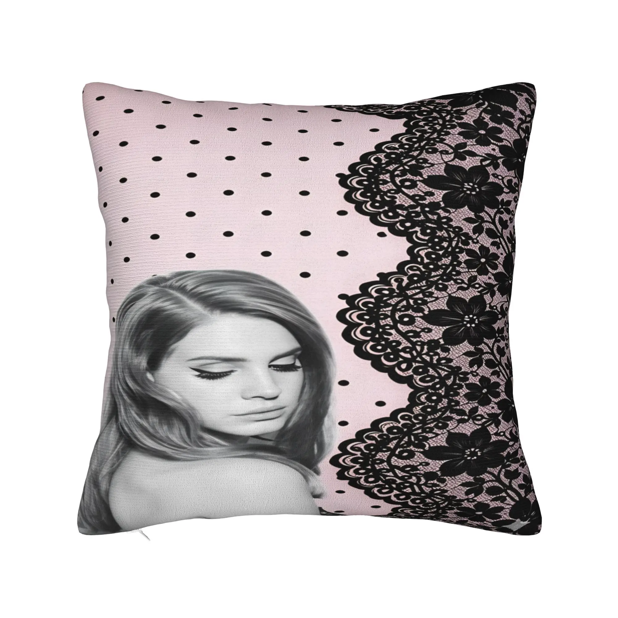 Lana Del Rey Singer Lizzy Grant  Pillow Case  Retro Trendy Pillow Cover Design Pillowcases For Sofa Couch Bed Living Room