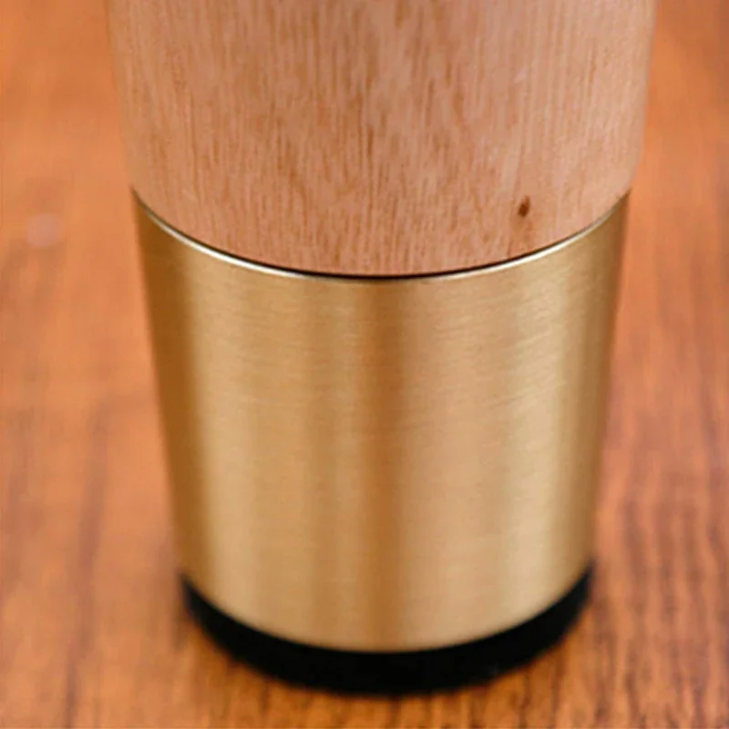 Brand New Furniture Legs ,For Cupboard Sofa Table TV Cabinet Stool Oak Feet With Pure Copper Protective Case Cone Feet Pack of 4 image 4