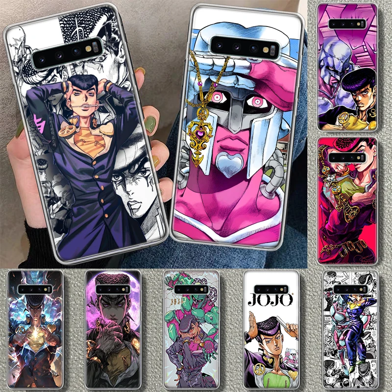 Чехол для телефона JoJo Adventure Higashikata Josuke для Samsung Galaxy Note 20 Ultra 9 8 10 Pro S10 S9 S8 Plus S7 Edge Art Custom