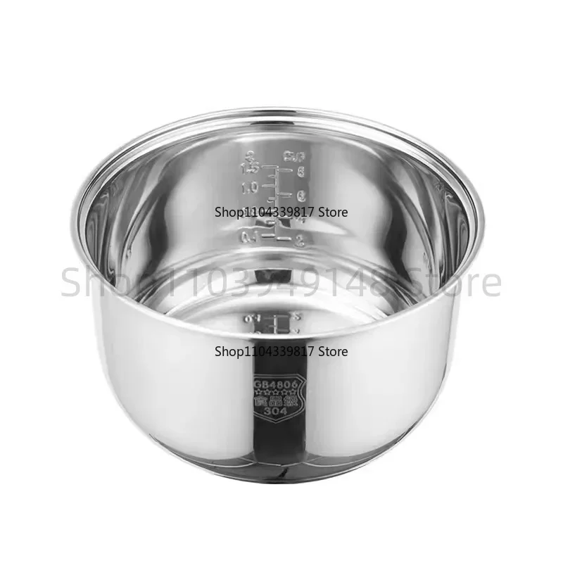 304 stainless steel rice cooker 5L inner bowl for multicooker Esperanza EKG011 replacement Food grade non-stick pan inner bowl