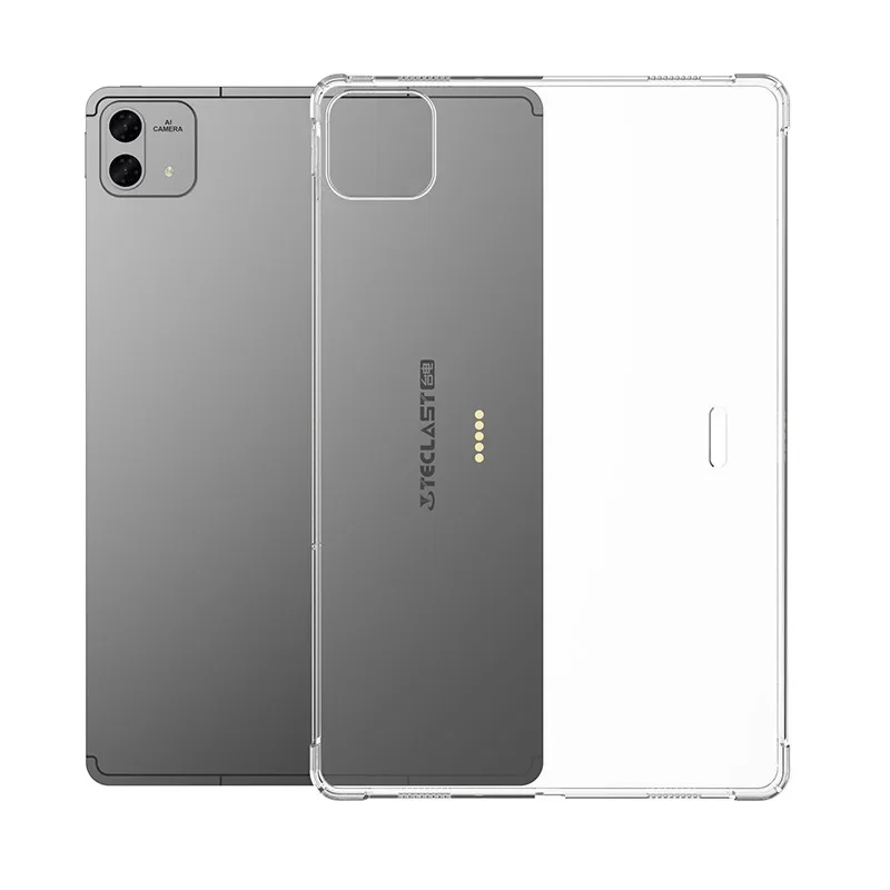 Funda transparente de TPU para Teclast T70 Pro de 14 pulgadas, modelo 2026, con cubierta de silicona suave y reforzada con protección de aire.