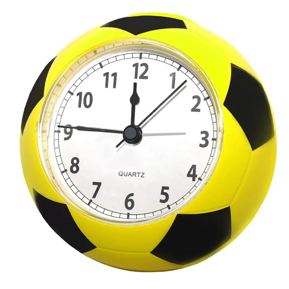 Soccer Ball Alarm Clock, Silent Table Clock 3D Football Shaped Student Cartoon Cute Clock, Birthday Gifts For Boys Girls