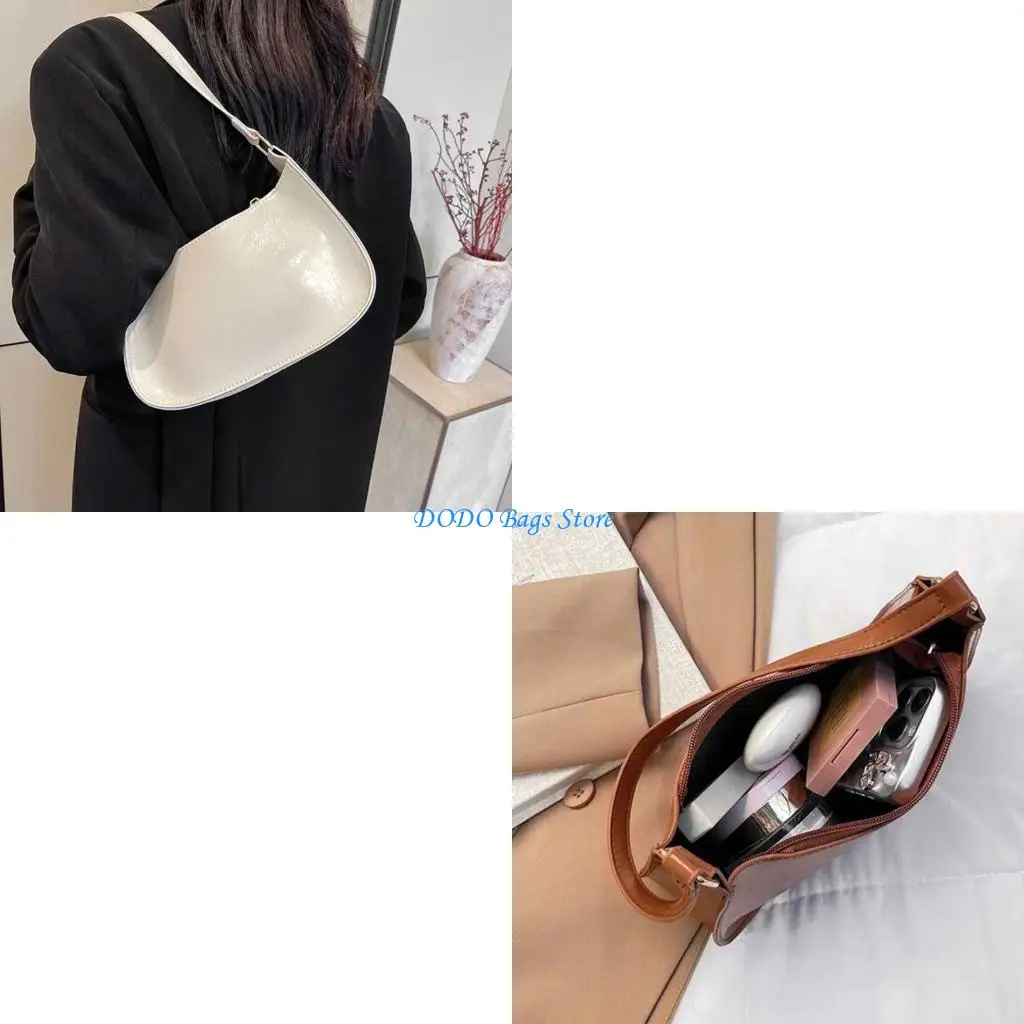 

Elegant Women's Shoulder Bag PU Leather Underarm Bags for Everyday Use
