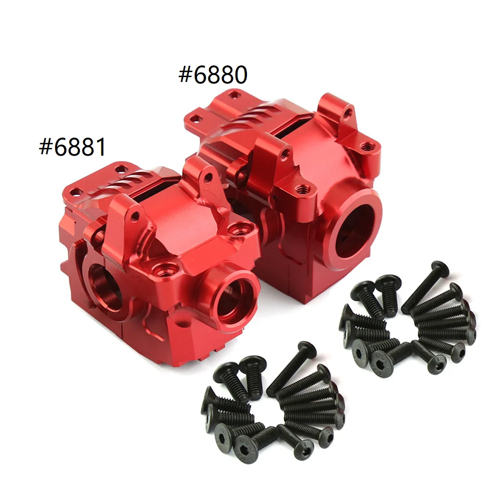 TBSCRC Metal Front And Rear Differential Housing for 1/10 Traxxas Slash 4X4 VXL Rustler Stampede Hoss RC Car Parts