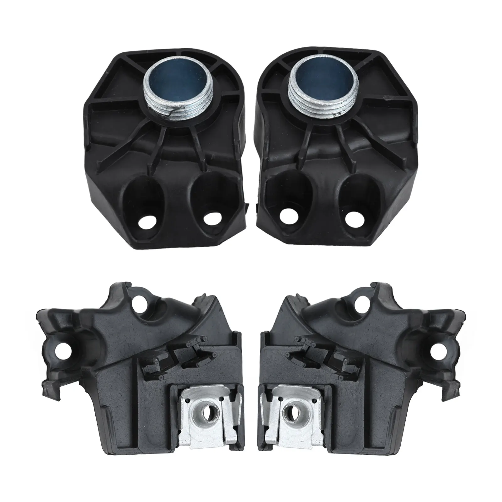 

For Mercedes Front Pair Headlight Bracket Repair Kit for C CLASS W204 2008 2013 Compatible with OEM 2048201114 2048201214