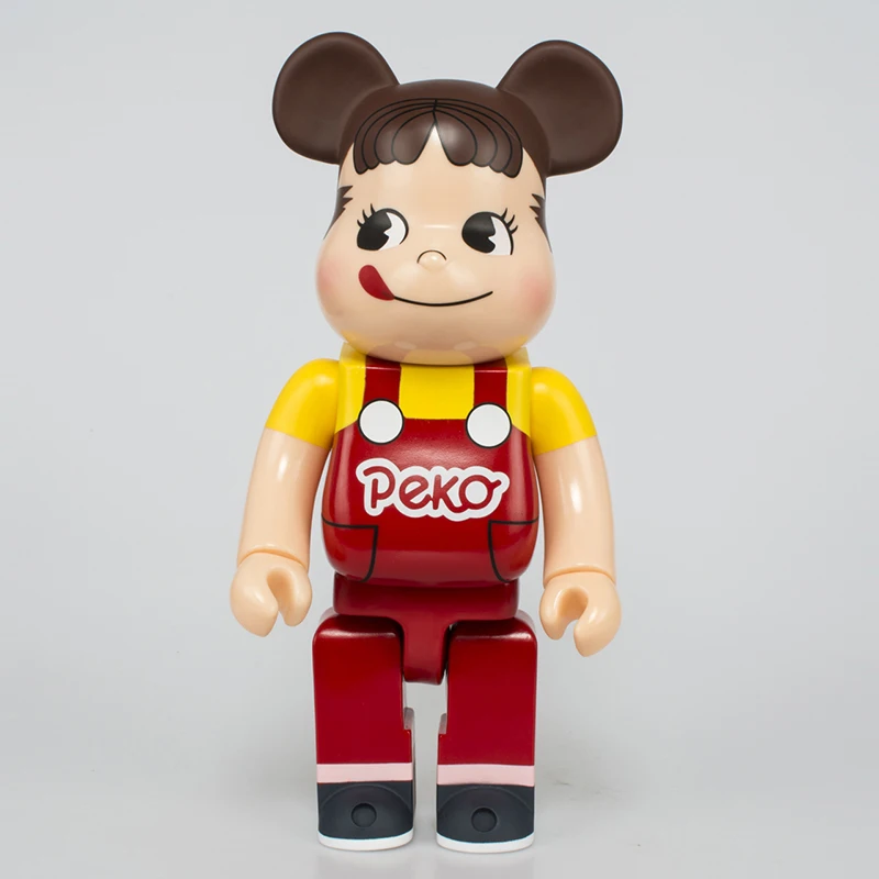 Hot selling bearbrick 28cm  400% building  BB Fujiya PEKQ cartoon doll ornaments action figure