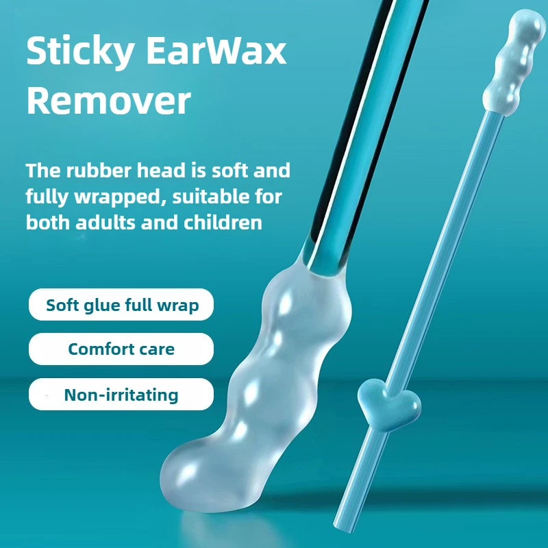 

Sticky EarWax Remover Ear Digger Ear Digging Tool EarWax Cleaning Special Not Hurt Ear Digging Spoon Reusable Adhesive Earpick