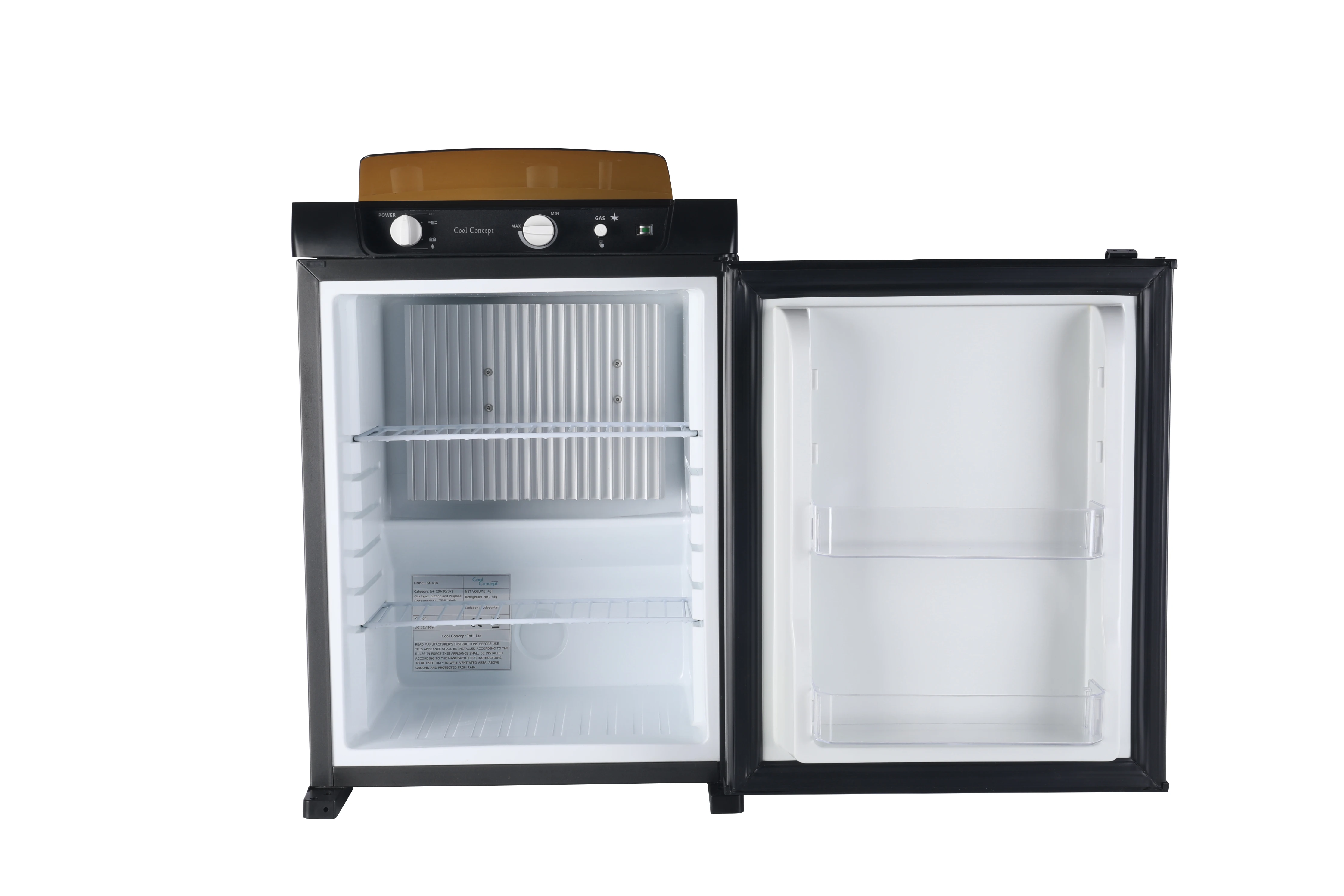 Parago FA62  61L 3 Way Propane Fridge Electric Compact Refrigerator Mini Gas Fridge for RV Camper Truck Trailer LPG/230V/12V