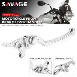 Front Brake Lever For MOTO GUZZI V7 Classic/Stornello/Racer/Stone/Special V9 BREVA 750 1100 NORGE 1200 Motorcycle Retro Handles