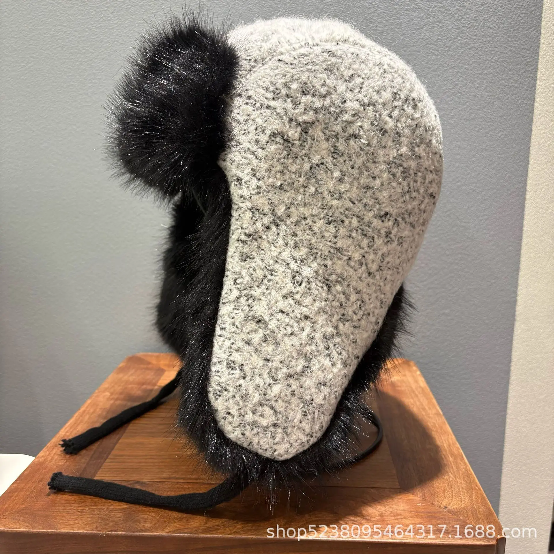 

Fashion Trapper Hat Aviator Ushanka Extreme Women Warm Headwear Cap While Cycling Winter Windproof Ear Protection Men 2M95