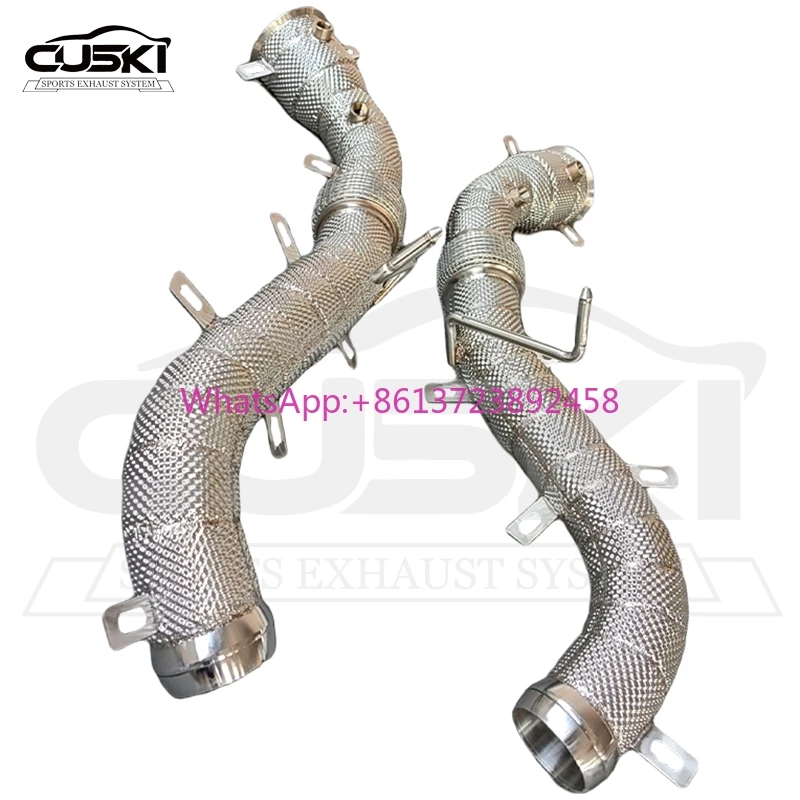 

Exhaust Downpipe for 570S 2018 Mclaren 570s Spider Header Exhaust System Modification Manufacturer Custom