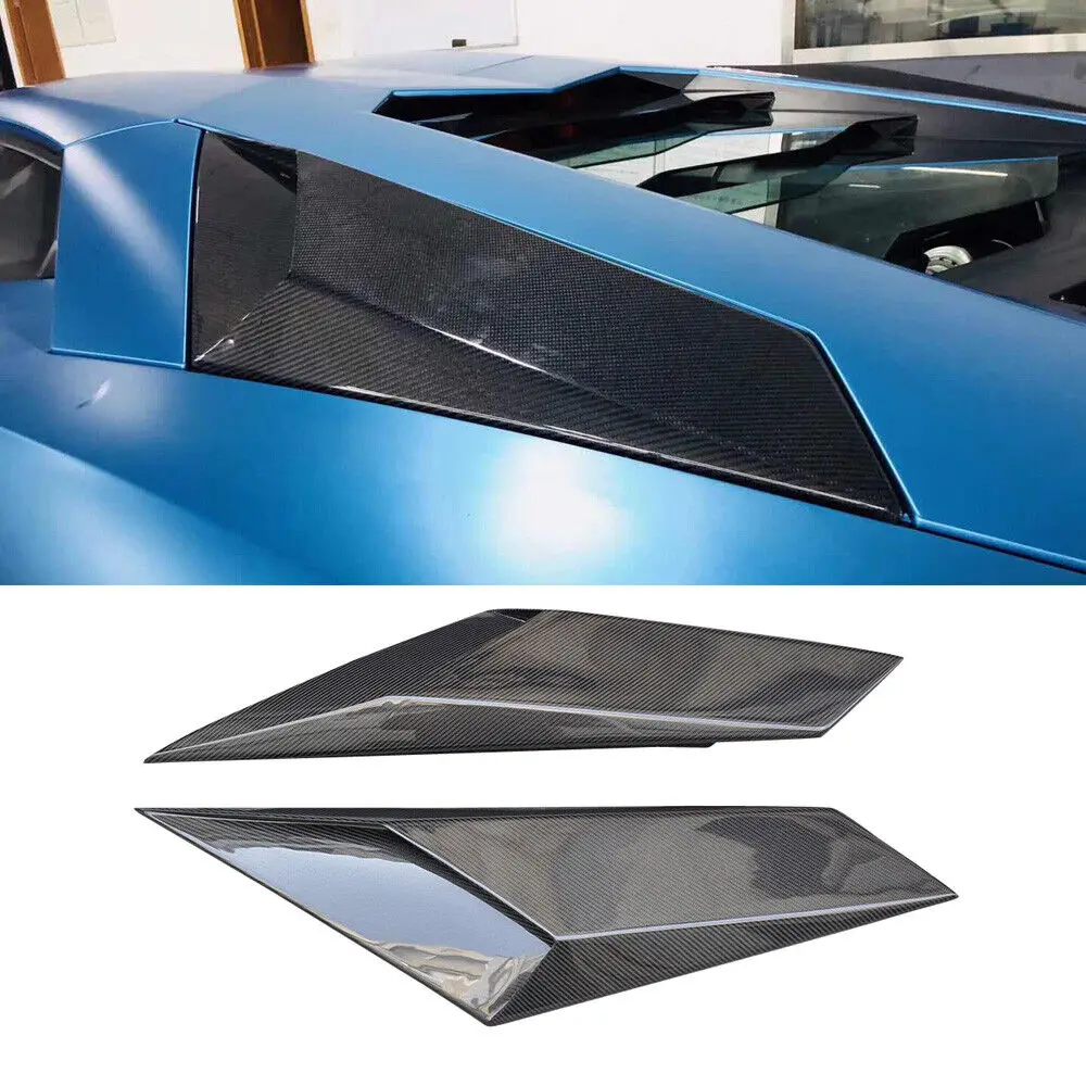 

Real Carbon Fiber Car Rear Side Vent Air For Lamborghini Aventador LP720 LP700 LP750