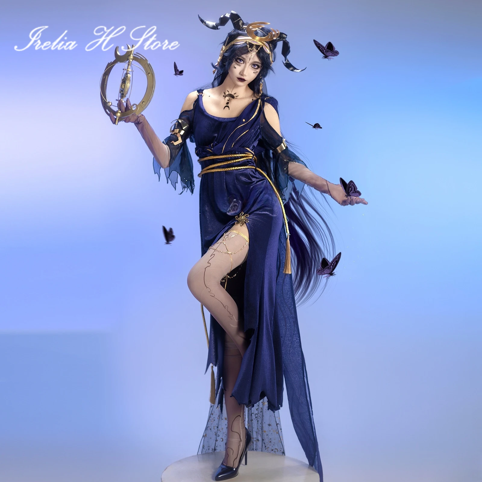 Irelia H Store Identity V Fiona Gilman disfraz Cosplay sacerdotisa Fiona Gilman vestido Sexy mujeres disfraces de Halloween