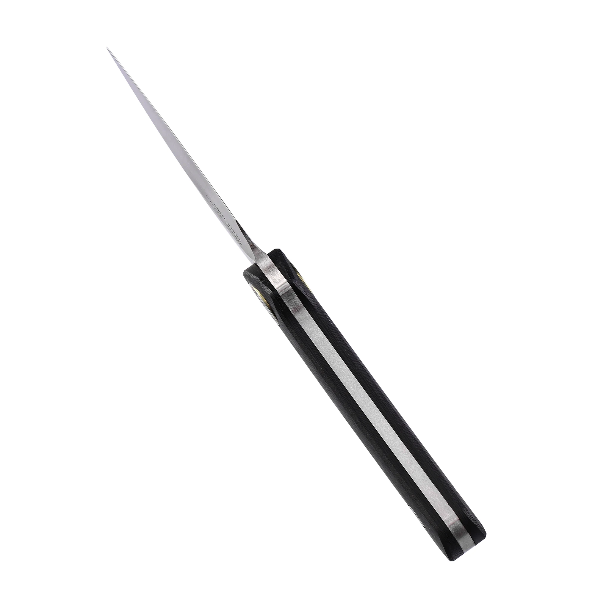 TWOSUN TS525 M390 hoja satinada mango de fibra de carbono cuchillo de hoja fija y funda Multiito Camping caza supervivencia en el bosque táctica