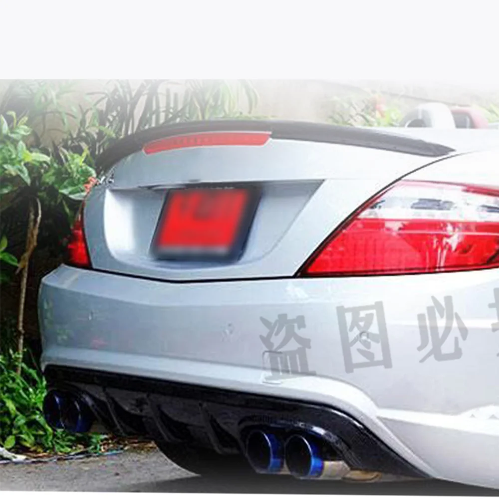 

Suitable for Benz SLK R171 SLK280 SLK350 SLK 350 2005-2019 (AMG version only) Carbon fiber rear bumper rear lip spoiler diffuser