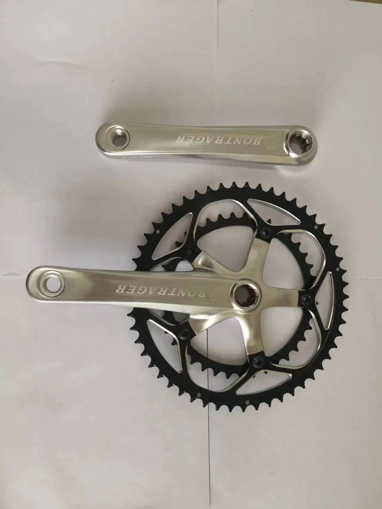 

for Bontrager Crankset 170mm 53T 39T double Dual Chainrings Road Bike Alluminium