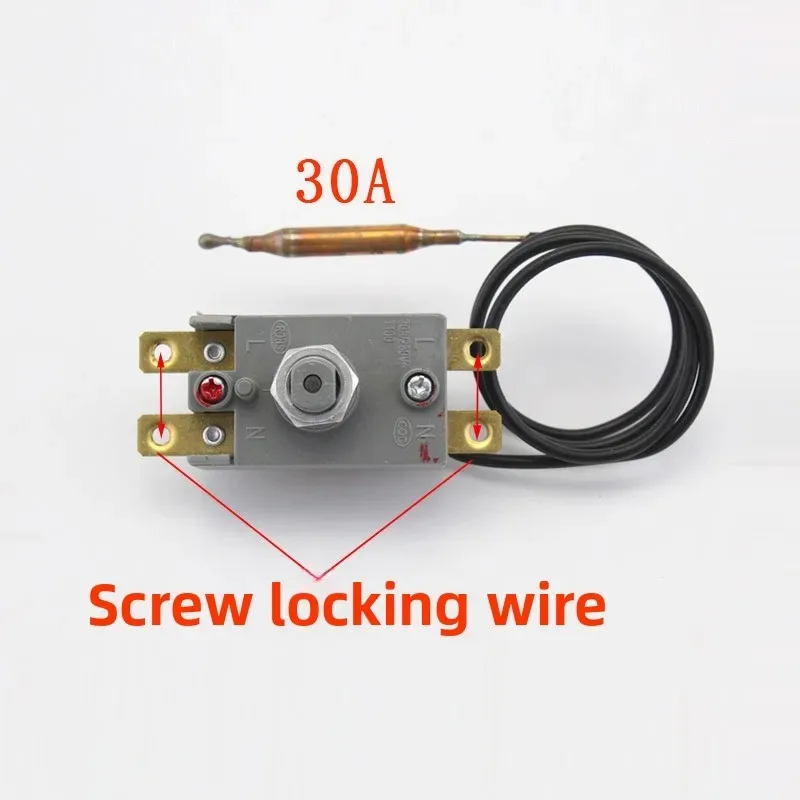 

Термостат для электрического водонагревателя с защитой от перегрева WQS95-12/123A, 30А/20А, 2 шт.