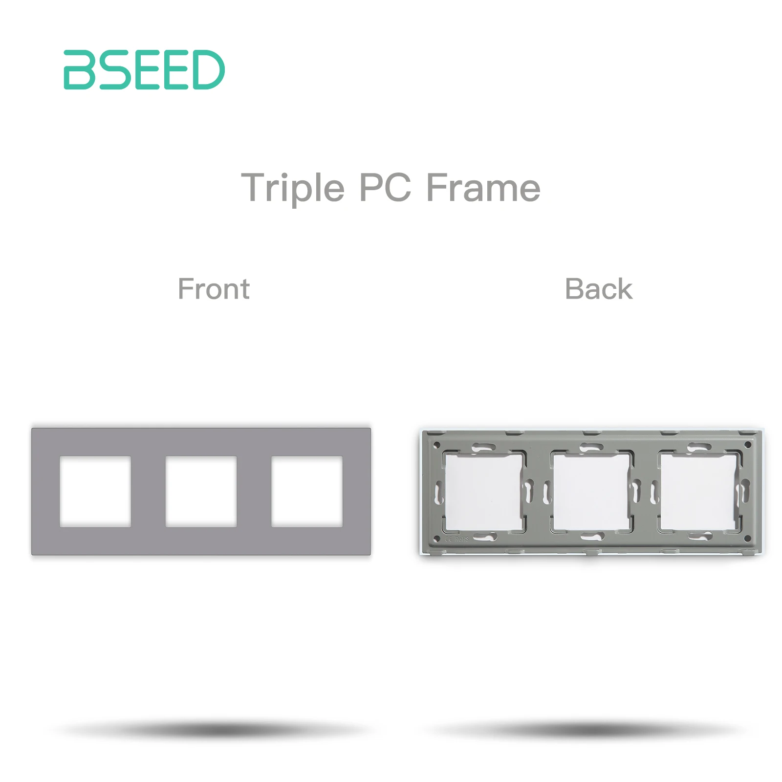 BSEED Stopcontact Internet Cat6 Onderdelen Kunststof frame USB Type-C Oplaadpoort TV HDMI-interface DIY Functie Onderdeel Gratis combinatie