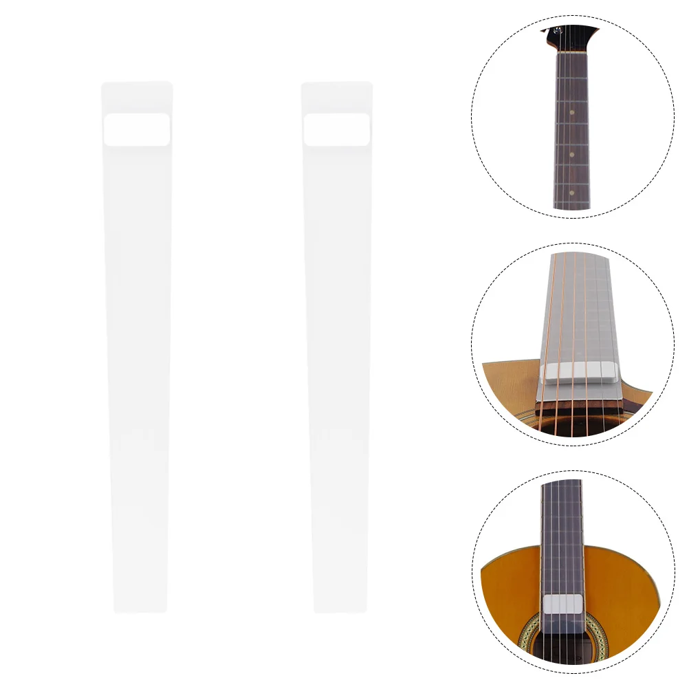 2 Pcs Fingerboard Protector Fretboard Anti-dust Cover Stickers Nail Stringed Instrument Man