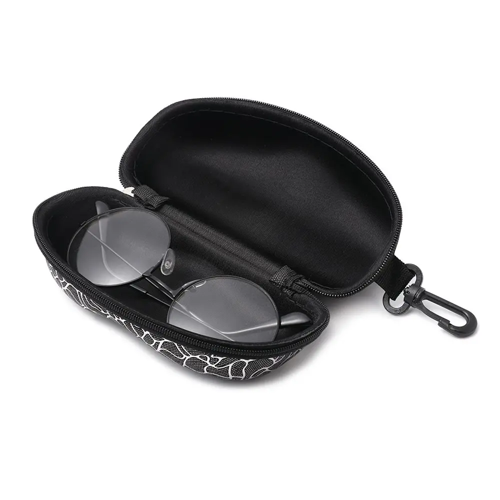 Portable Rectangle Holder Eyewear Protector Hard Eye Glasses Zipper Box Glasses Case
