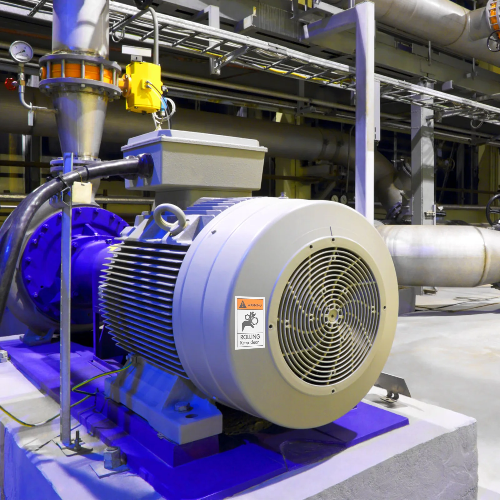 Warning Sticker Durable Adhesive Safety Sign For Hazard Awareness Security Caution Decal Factory Warehouse Office Use