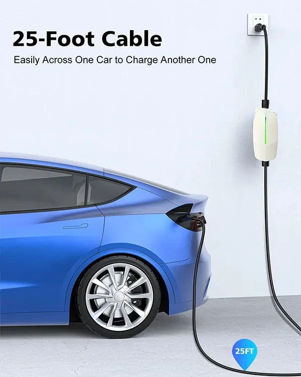 لمحطة الشاحن، AC Home Level 1، 3.8KW، 16A، Estaciones de carregamento portatoreis para Tesla Model Y 3X2019