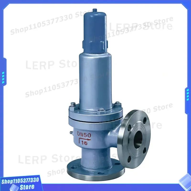 WCB Spring Loaded Safety Valve API 526 Standard PN16 to PN40 Pressure Relief Valve for Industrial Pipeline System High