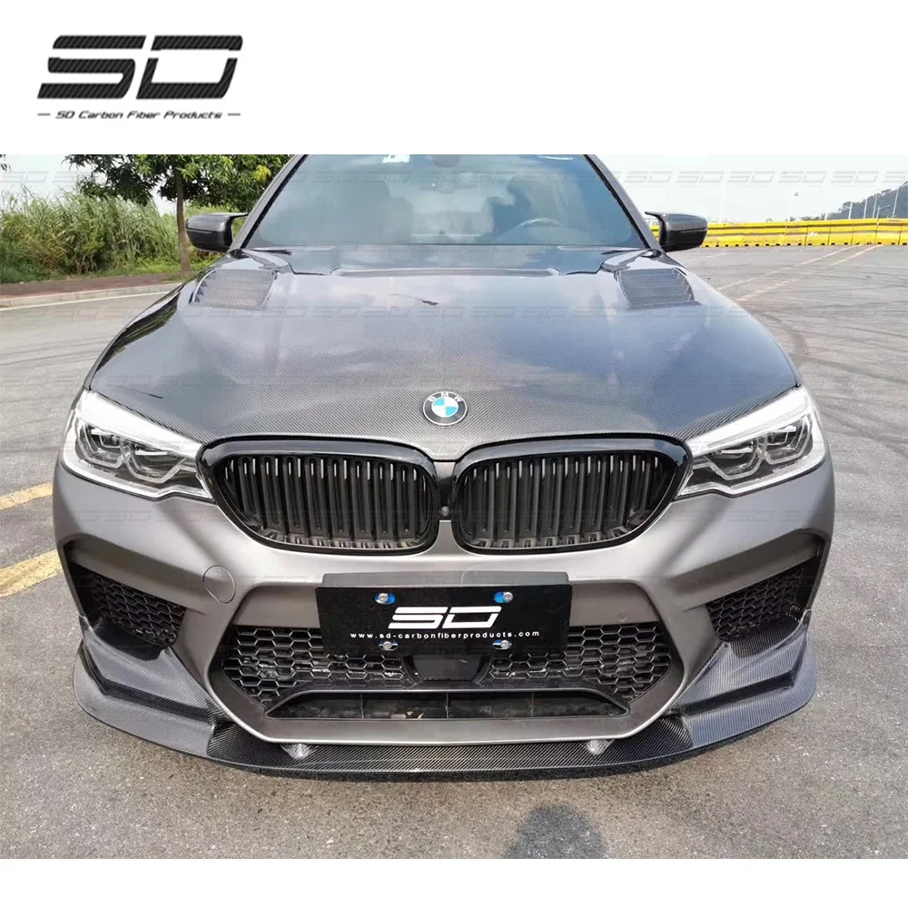 

Real Dry Carbon 3D Style Front Hood Bonnet For 5 Series G30 G38 M5 F90 Dry Carbon Fiber Hood Cover