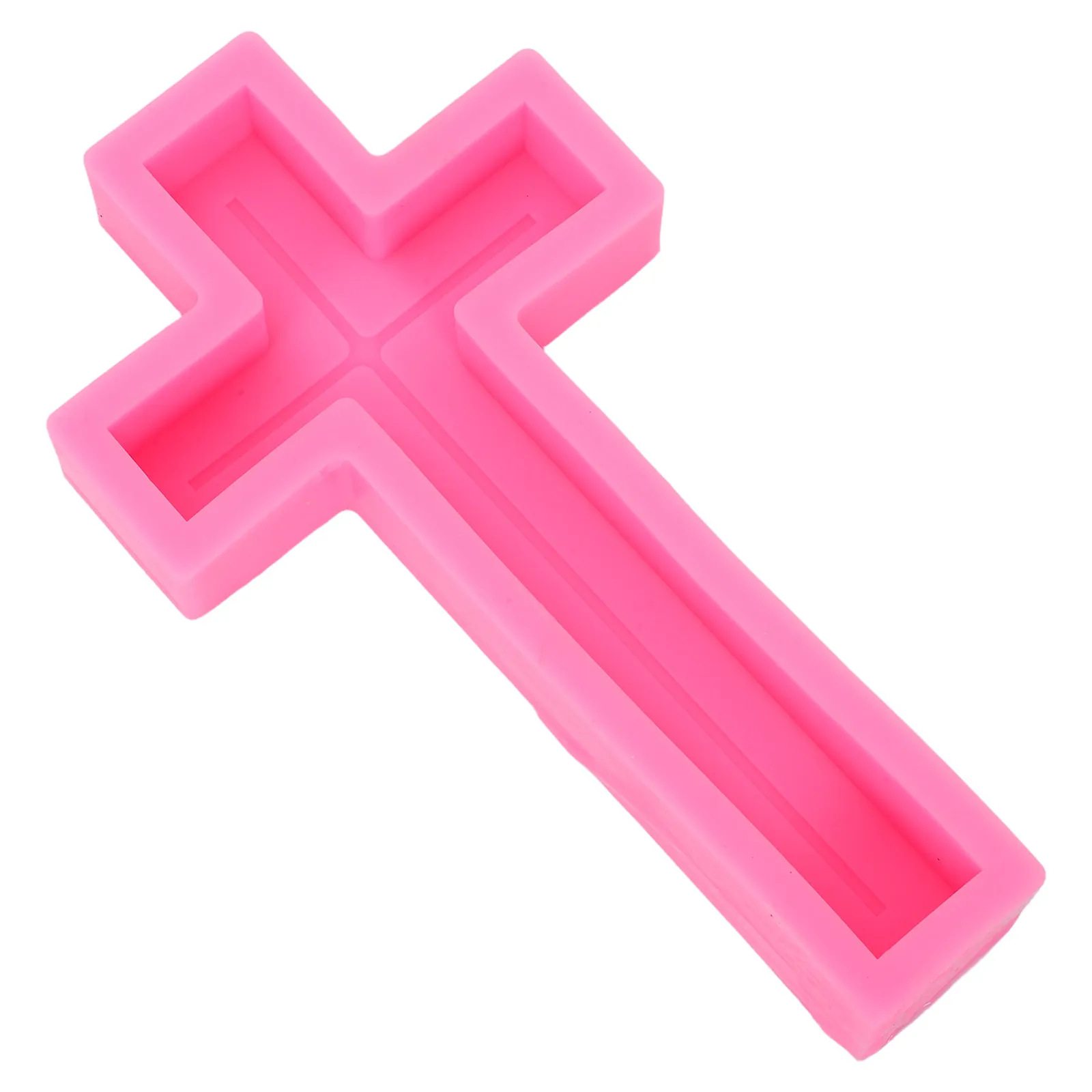 

Silicone Cross Mold Large 13 Inch Flexible Cross Shape Resin Casting Soap Making Aromatherapy Wax Craft Mold Multi-Use