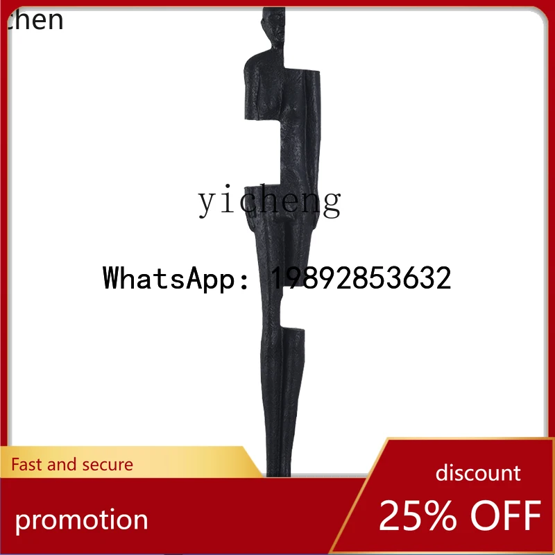 HT creative abstract figure art sculpture floor ornament home  large ornament home accessories