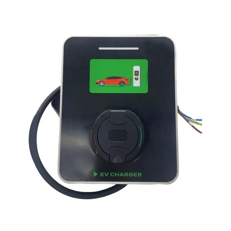 الحمل الديناميكي التجاري موازنة صندوق شاحن كهربائي ، EV محطة شحن المقبس دون كابل ، 22Kw 32A ، Ocpp1.6