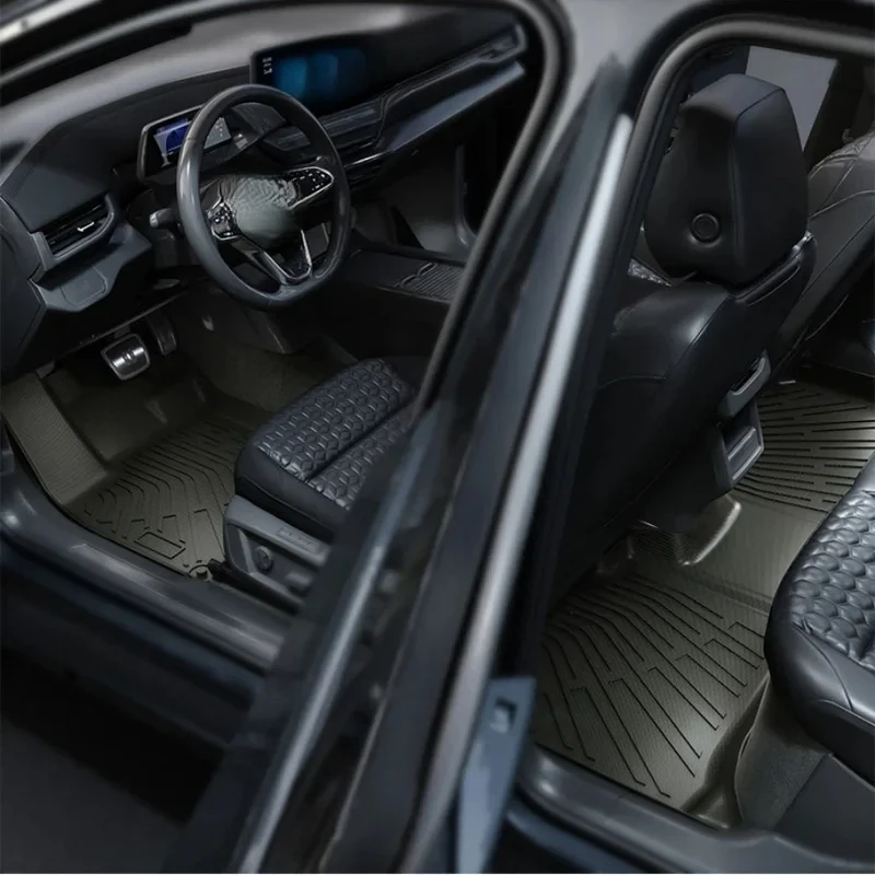 High Quality LHD TPE All-Weather Waterproof Floor Mats & Cargo Liner For VW ID.4 ID4 Crozz 2021-2024