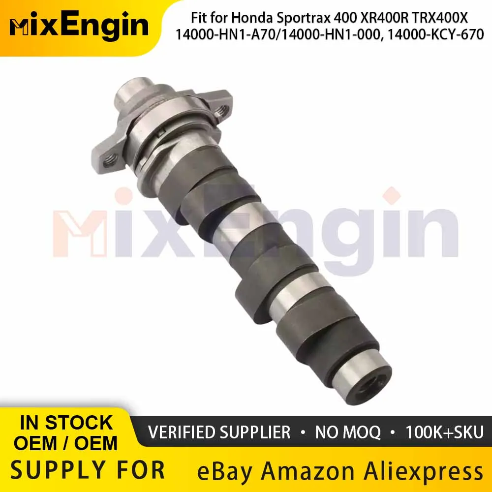 

Детали двигателя мотоцикла, распределительный вал в сборе для 96-14 Honda Sportrax 400 TRX400EX 2x4 TRX400X XR400R, 4-STROKE 14000-HN1-000