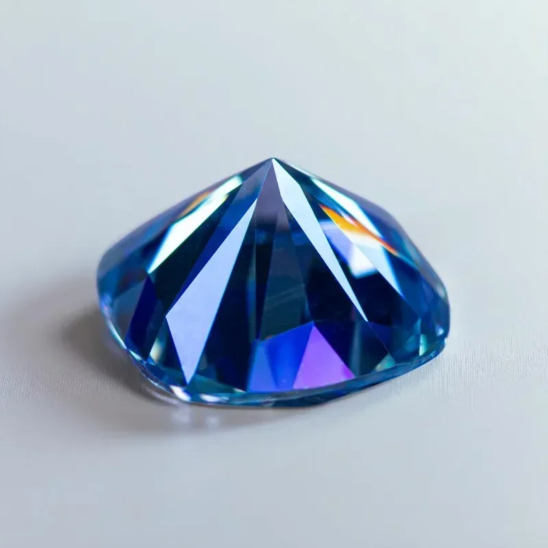 

Moissanite Stone Cushion Cut Ice Blue Color VVS1 with GRA Certificate top Gemstone Charms for jewel making