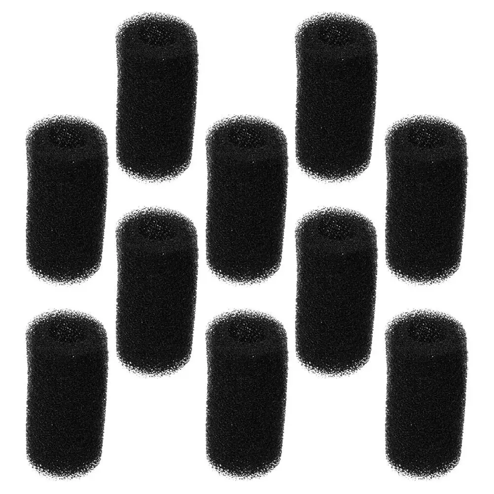 

10 Pcs Pool Cleaner Sponge Hose Replacement Tail Filter Parts Aquarium Prefilter Intake Sponges Fish Tank Vacuum Foam Cleaners