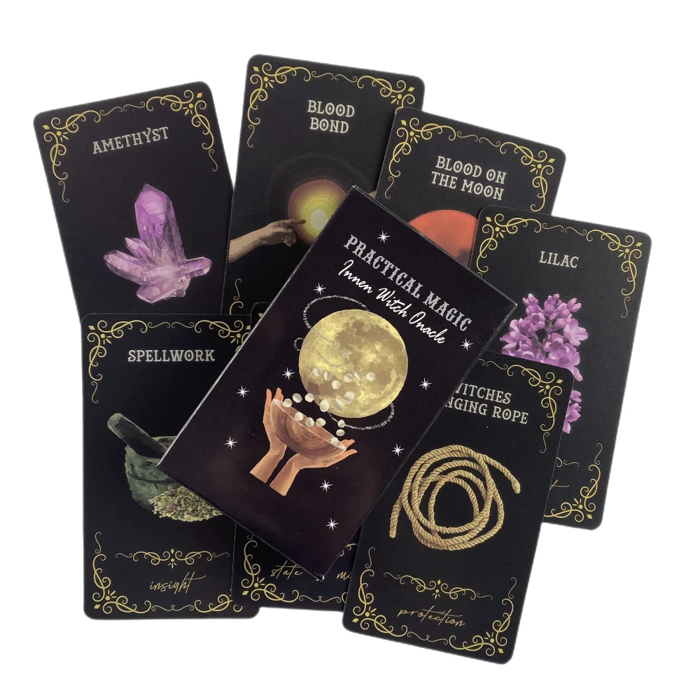 Practical Magic Inner Witch Oracle Cards A 46 Tarot English Visions Divination Edition Deck Borad Playing Games