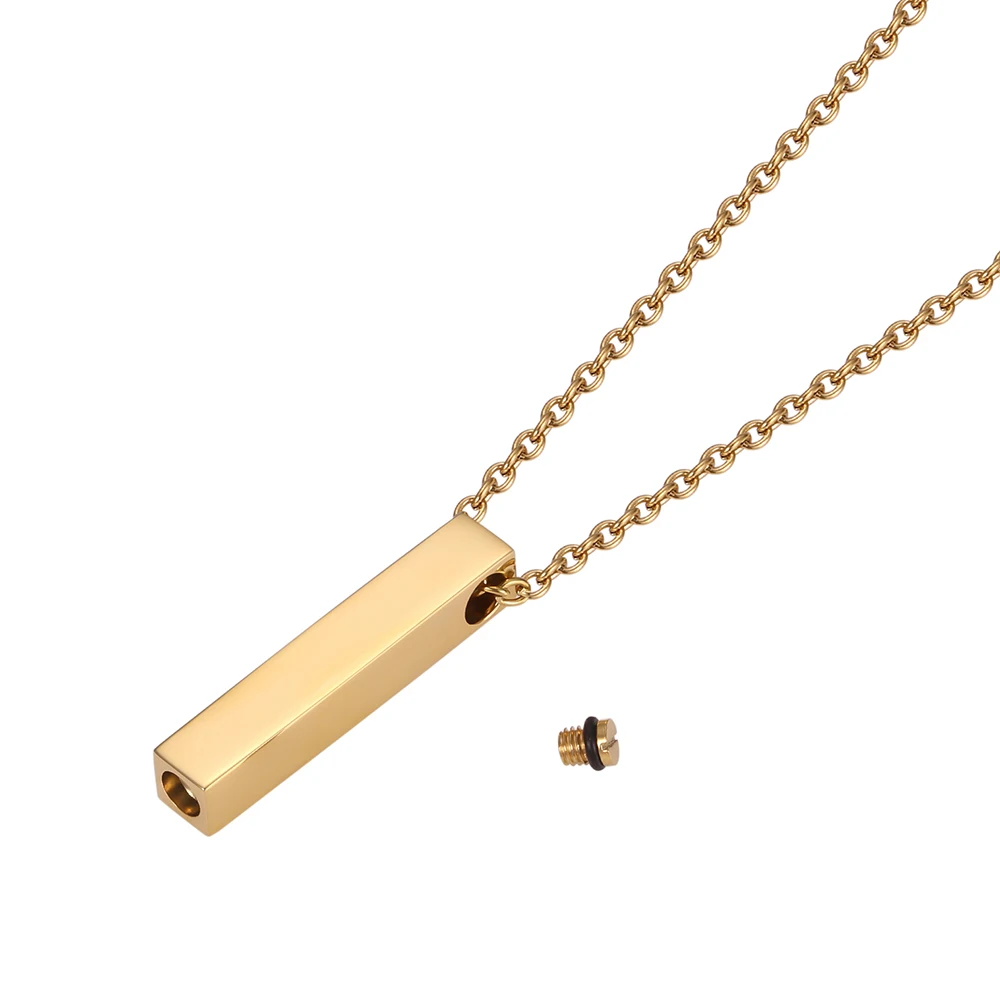 Urnen-Halskette aus Edelstahl – Gedenkschmuck für menschliche Asche, Andenken-Anhänger für geliebte Menschen – Detail 2