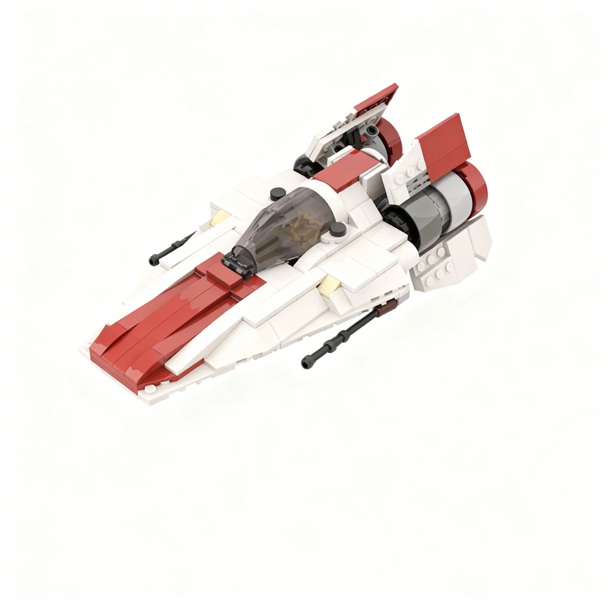 

NEW 268PCS MOC Space Battle Rebel Wing Model Premium Display Assembly Bricks DIY Creative Home Decor Gift Collectible Building