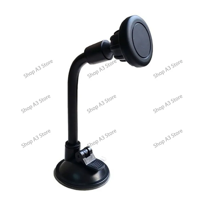 Creative long arm hose magnetic suction car suction cup mobile phone magnetic bracket 360 rotation
