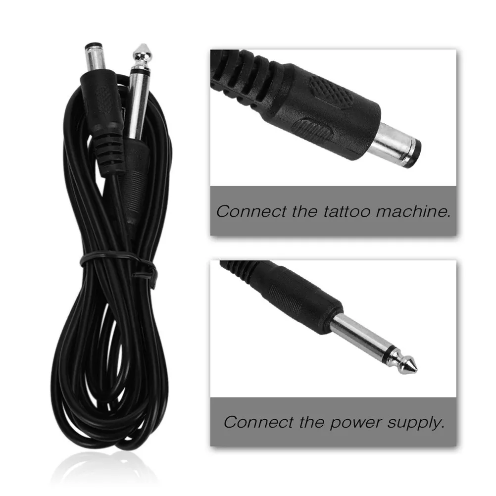 

Набор для татуажа: машинка для тату из цинкового сплава, короткая роторная ручка, стабильный мощный мотор, регулируемая игла, инструмент для лайнера, шейдера, микроблейдинга, черный цвет