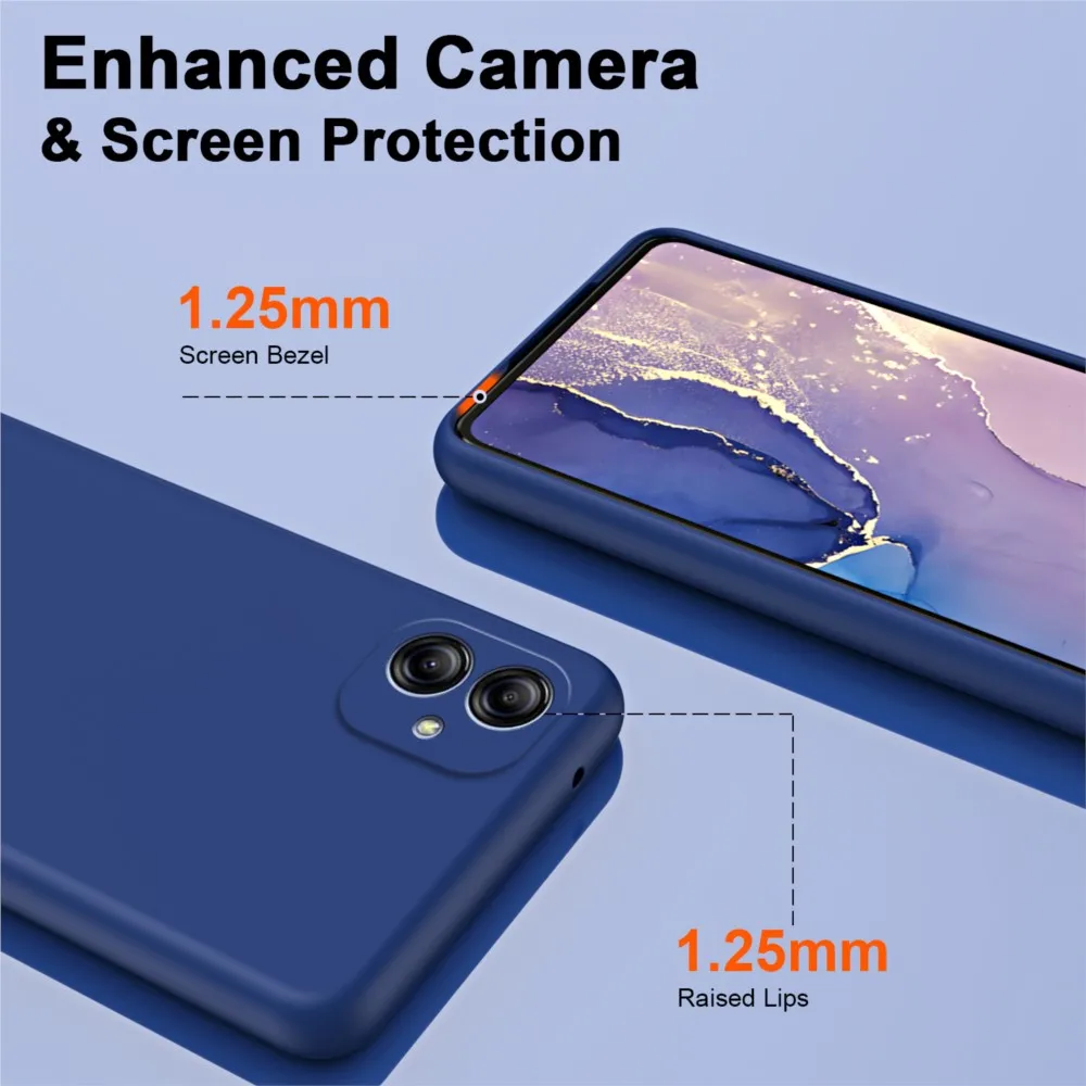 Liquid Silicone Case For Samsung Galaxy A04 A04e M04 F04 Fundas Luxury Candy Colorful Soft Shockproof Phone Cover Case
