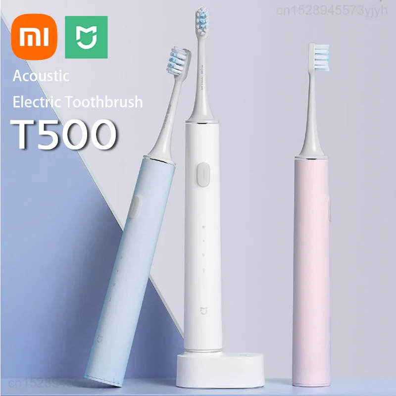 

XIAOMI Toothbrush T500 MIJIA Electric Toothbrush Sonic Brush Ultrasonic Whitening Teeth vibrator Adult Oral Hygiene Cleaner New