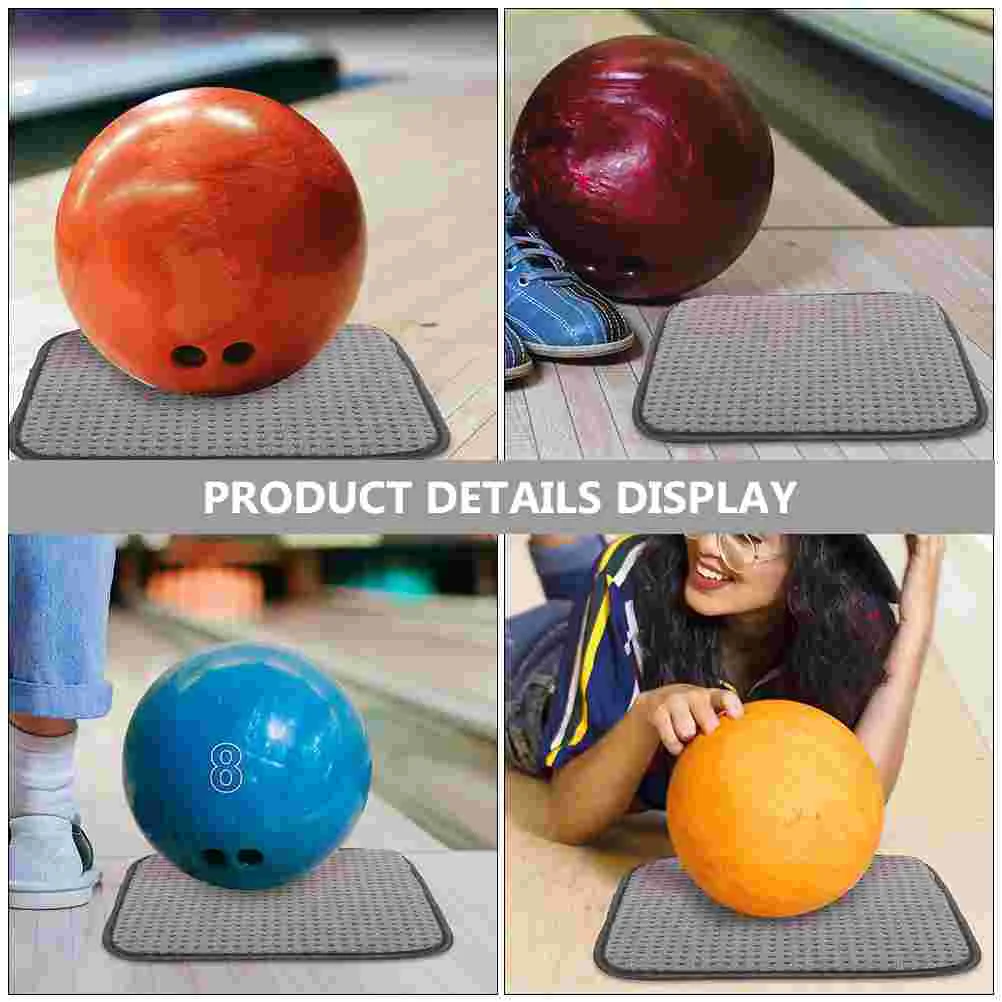 3 Pcs Professional Bowling Towel Ball Clean Cleaning Cloth Microfiber Towels Cushion