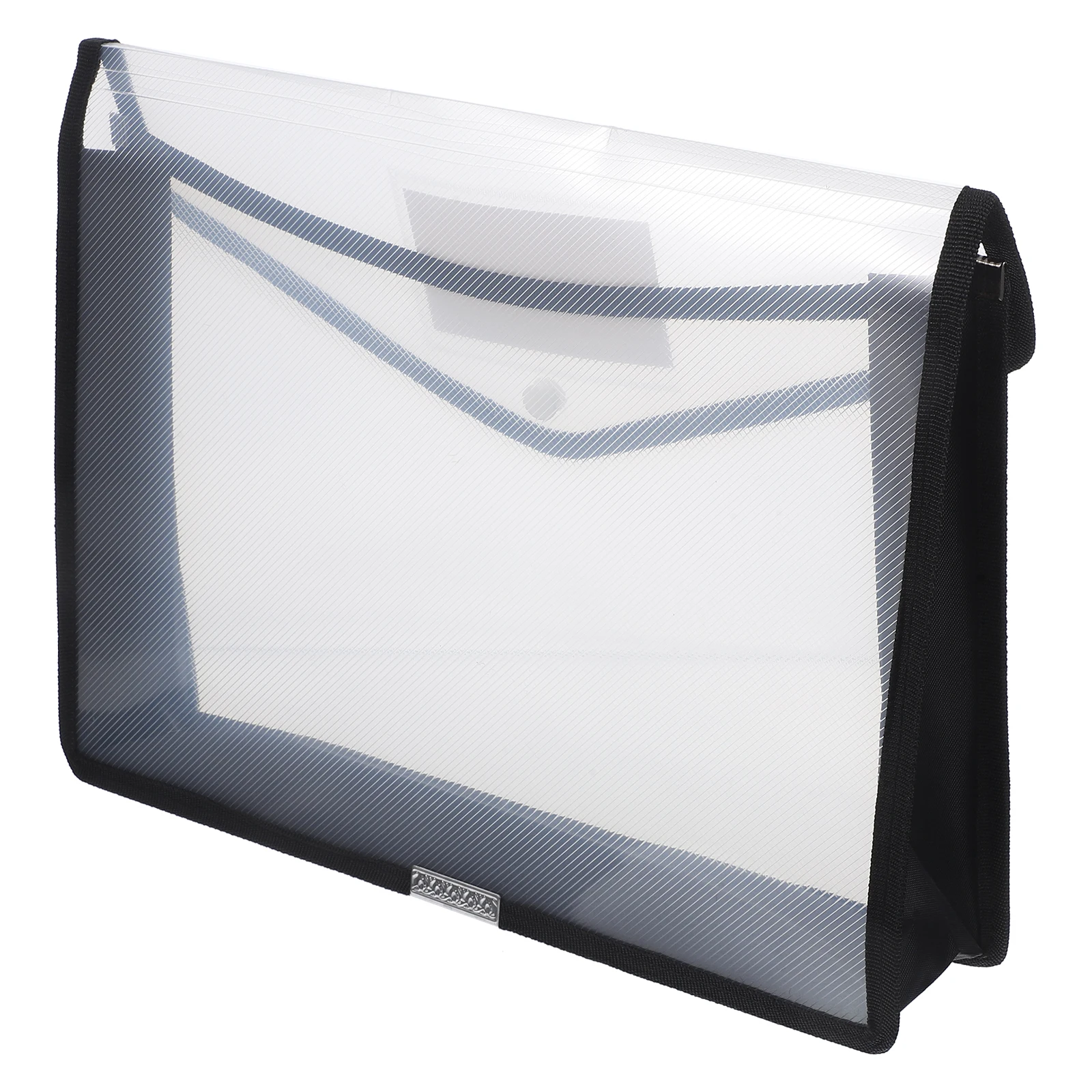 

2Pcs Document Bag File Wallet Office Large Capacity File Organizer Folder for Business Contracts Receipt Holder