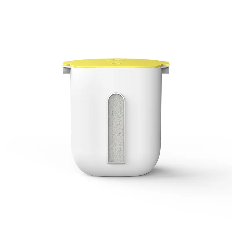 Vacuum intelligent storage box, insect-proof and moisture-proof grain storage box with window and scale 13L food preservation