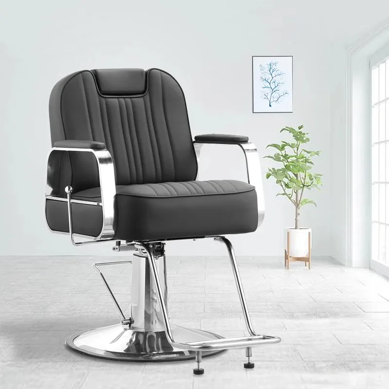 hairdressing chair, hair salon special high-end haircutting chair, barber shop salon chair can be raised and lowered