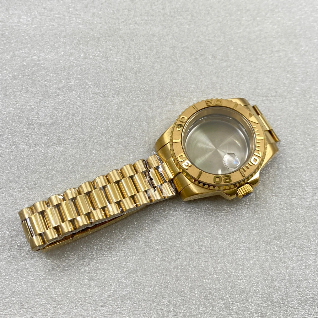 40MM Retro Case Sapphire Glass NH35 Watch Accessories Suitable for Seiko NH35 NH36 Movement Watch Case Men's Watch Accessories