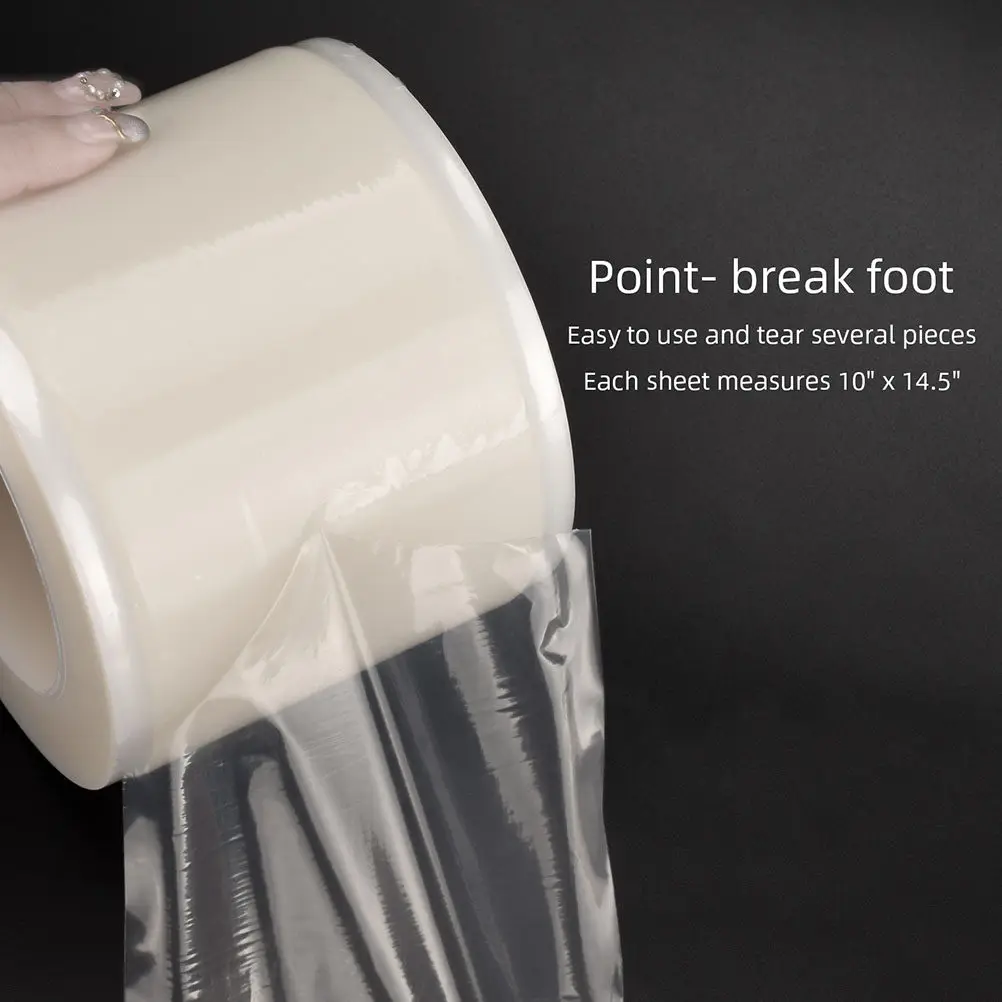 

1 Roll Premium Pe Disposable Tattooing Film for Tattoos Tools Barrier Protection Easy Tear Plastic Isolation Film