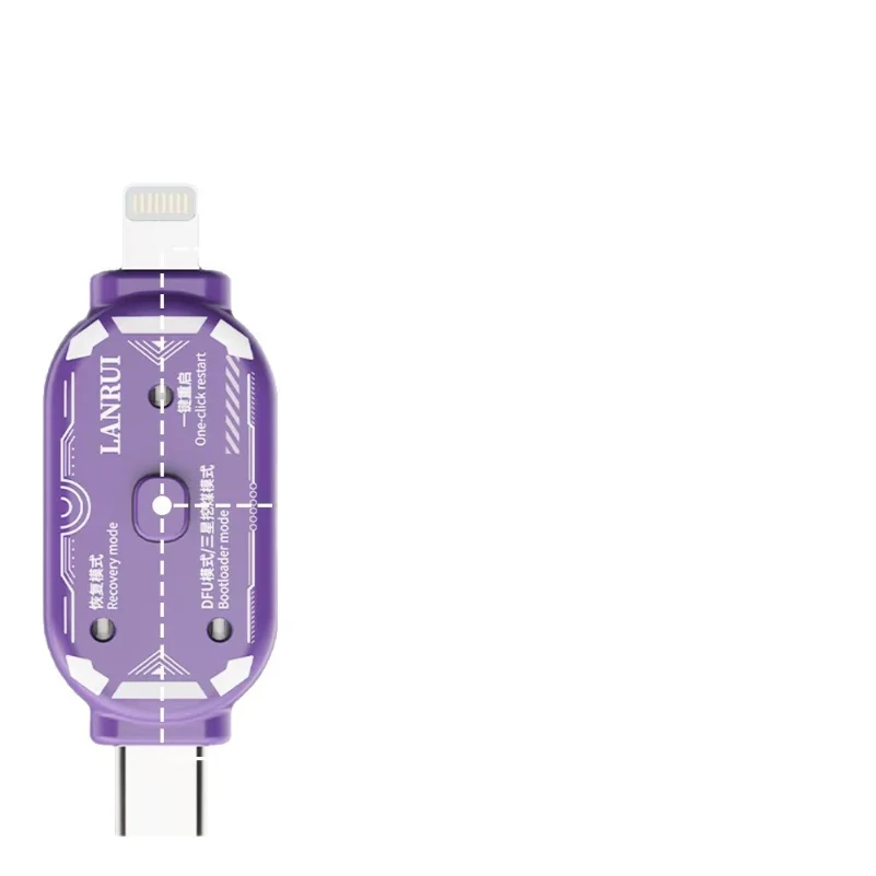 LANRUI V587 Engineering Box DFU Cable One-Click DFU Recovery Samsung Download Mode For iPhone Android Flashing Repair